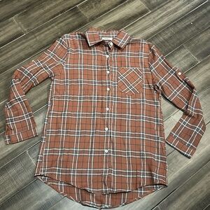 NWOT Adora flannel shirt medium